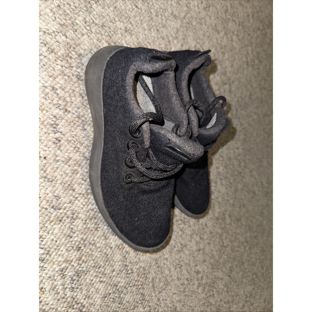 Allbirds Women's 5 Mizzle Wool Runners Sneakers Black Washable Merino WR W8